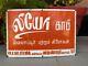 Antique Old South India Coca Cola Drink Rare Porcelain Enamel Adv Sign Board