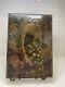 Antique Old Still Life Oil Painting Fruit On Canvas Signed 14 By 10