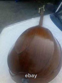 Antique Old Tambura String Musical Folk Instrument Wooden Hand Made