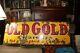Antique Original 1930's Old Gold Cigarettes Porcelain Enamel Sign 12 X 36