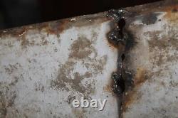 Antique Original 1930's OLD GOLD Cigarettes Porcelain Enamel Sign 12 x 36