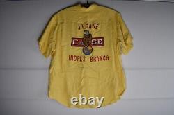 Antique Original JI Case Dealer Uniform Shirt Old Abe Eagle Rare Tractor Sign IN