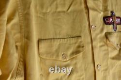 Antique Original JI Case Dealer Uniform Shirt Old Abe Eagle Rare Tractor Sign IN