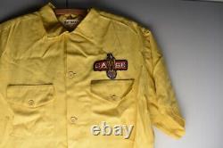 Antique Original JI Case Dealer Uniform Shirt Old Abe Eagle Rare Tractor Sign IN