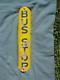 Antique Original New Orleans Lousiana Porcelain Bus Stop Sign Rare & Old