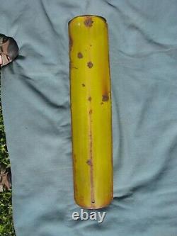 Antique Original New Orleans Lousiana Porcelain Bus Stop Sign Rare & Old