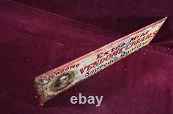 Antique Original Vendome Cigars Advertising Sign Very Old Toc Early 1900