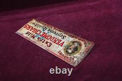 Antique Original Vendome Cigars Advertising Sign Very Old Toc Early 1900