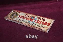 Antique Original Vendome Cigars Advertising Sign Very Old Toc Early 1900