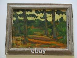 Antique Painting American Plein Air Exhibited Old Impressionist Impressionism