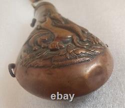 Antique Powder Flask American Flask & Cap Co game hunt