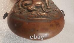 Antique Powder Flask American Flask & Cap Co game hunt