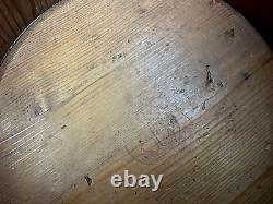 Antique Primitive R. C. W withAnchor Logo Wooden Old Farm Market MEASURE BUCKET 478