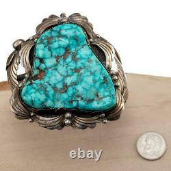 Antique Red Spiderweb CANDELARIA Turquoise Bracelet OLD PAWN Sterling Silver A+