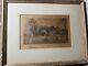 Antique Robert Shaw (1859-1912) Old Church Scene Etching Signed And Framed