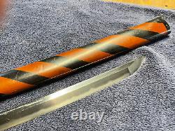 Antique Samurai Sword Signed Kane Nori 27 Blade Old Mounts Iron Tsuba + polish