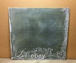 Antique School House Slate Chalkboard Slab 44x48 Vintage Menu Sign Old 174-22B