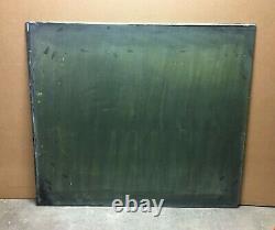 Antique School House Slate Chalkboard Slab 48x55 Vintage Menu Sign Old 176-22B