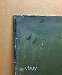 Antique School House Slate Chalkboard Slab 48x55 Vintage Menu Sign Old 176-22B