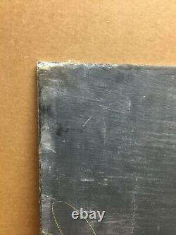 Antique School House Slate Chalkboard Slab 48x55 Vintage Menu Sign Old 176-22B