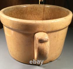 Antique Stoneware Pottery Chamber Pot Burgess & Campbell, Old Darkened Hairline