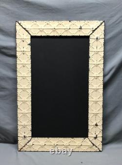 Antique Tin Ceiling Framed Chalkboard 21 x 32 Vintage Menu Sign Old 1840-24B