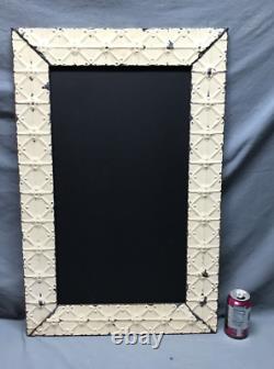 Antique Tin Ceiling Framed Chalkboard 21 x 32 Vintage Menu Sign Old 1840-24B