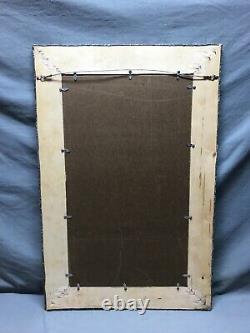 Antique Tin Ceiling Framed Chalkboard 21 x 32 Vintage Menu Sign Old 1840-24B