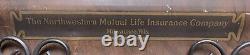 Antique VTG Self Framed Sign Northwestern Mutual Building Old Cars Milwaukee, WI