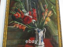 Antique Vintage Impressionist Oil Painting Still Life Signed Mystery Artist Old