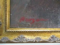 Antique Vintage Impressionist Oil Painting Still Life Signed Mystery Artist Old