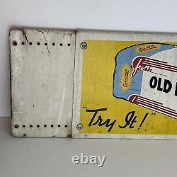 Antique Vintage Old Home Bread Metal Store Sign