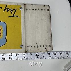 Antique Vintage Old Home Bread Metal Store Sign