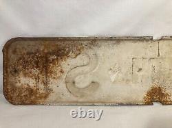 Antique/Vintage/Old Original Street Sign S. 17th St Heavy Metal