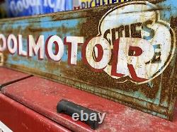 Antique Vintage Old Style Metal Kool Motor Gas Oil Sign