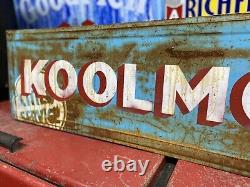 Antique Vintage Old Style Metal Kool Motor Gas Oil Sign