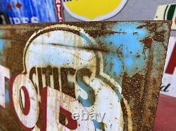 Antique Vintage Old Style Metal Kool Motor Gas Oil Sign