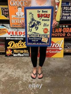 Antique Vintage Old Style Metal Signs Gas Oil Soda Mix/Match 6