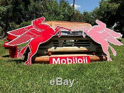 Antique Vintage Old Style Mobil Pegasus Awesome Right Facing + Free Bonus