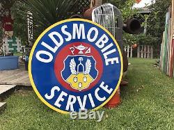 Antique Vintage Old Style Oldsmobile Service Sign 40