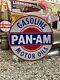 Antique Vintage Old Style Pan-am Gas Oil Service Station Sign 40