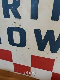 Antique Vintage Old Style Purina Chows Sign 26x21.5 we sell chows