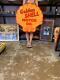 Antique Vintage Old Style Sign Golden Shell Gasoline Made Usa