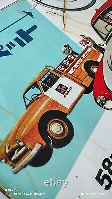 Antique Vintage Old Style Toyoda Toyota Sign Advertising TOYOPET PICKUP