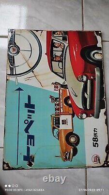 Antique Vintage Old Style Toyoda Toyota Sign Advertising TOYOPET PICKUP