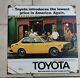 Antique Vintage Old Style Toyota Advertising Sign Corolla Ke20 Extremely Rare