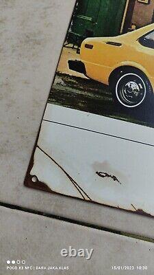 Antique Vintage Old Style Toyota advertising Sign Corolla KE20 extremely Rare