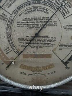 Antique Vintage Sign / Check O Meter Car Diagnosis 1930-40 Old Garage Repair