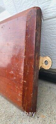 Antique Vintage Wood Trade Sign Store Tenders Advertising Gas Oil Primitive Old