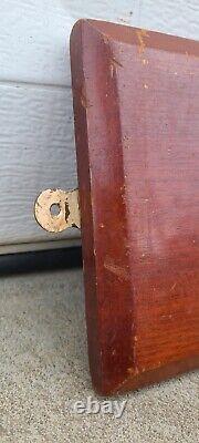 Antique Vintage Wood Trade Sign Store Tenders Advertising Gas Oil Primitive Old